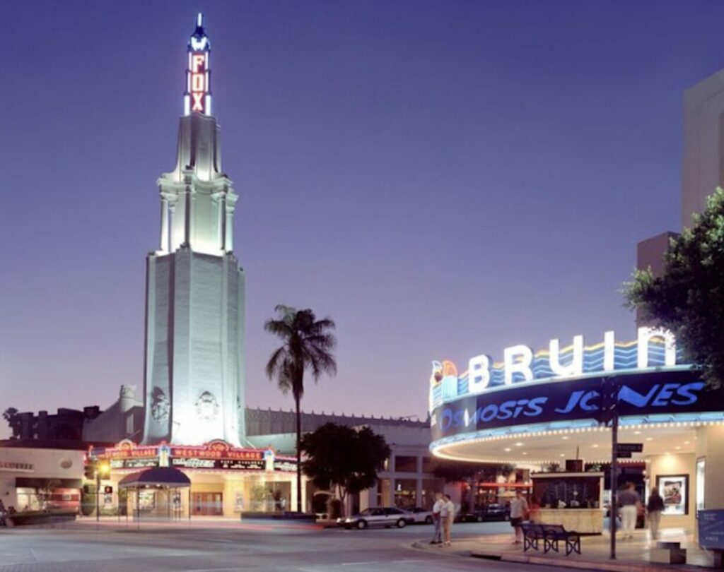 The Fox Village Theatre and Bruin Theatre in Westwood